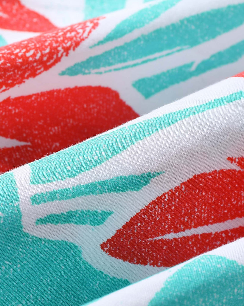 HawaiDay Maple Leaf Short Sleeve Shirts