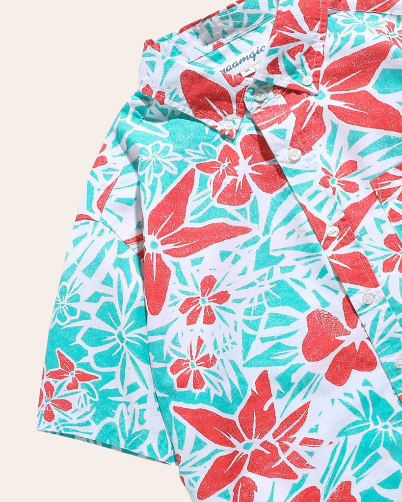 HawaiDay Maple Leaf Short Sleeve Shirts