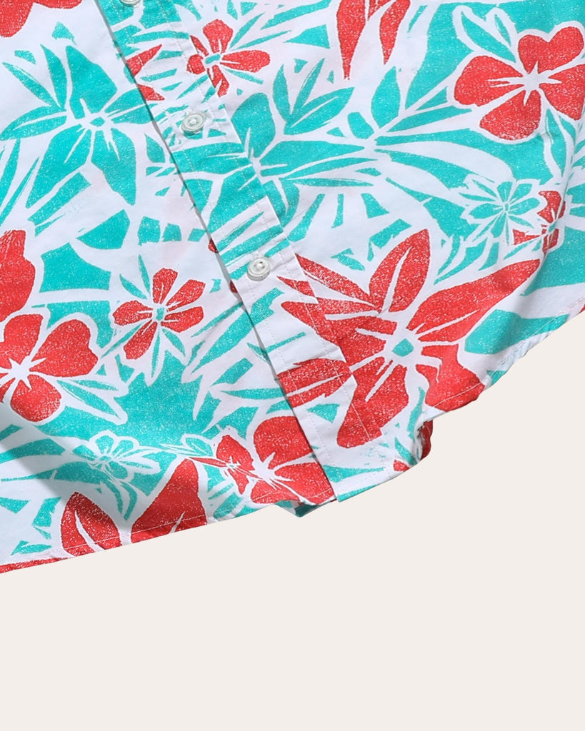 HawaiDay Maple Leaf Short Sleeve Shirts