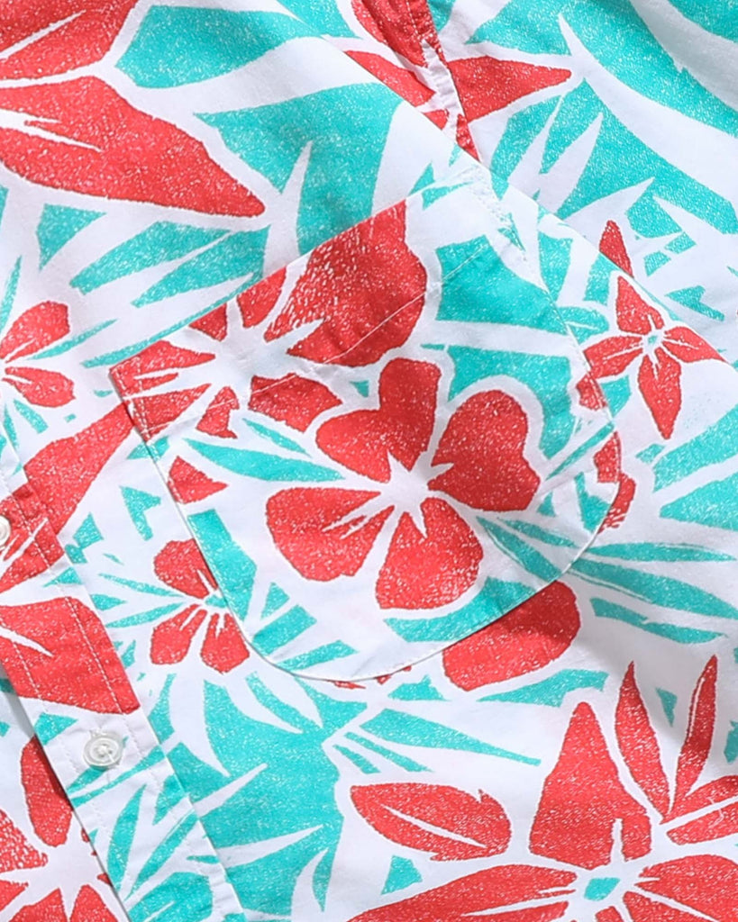 HawaiDay Maple Leaf Short Sleeve Shirts