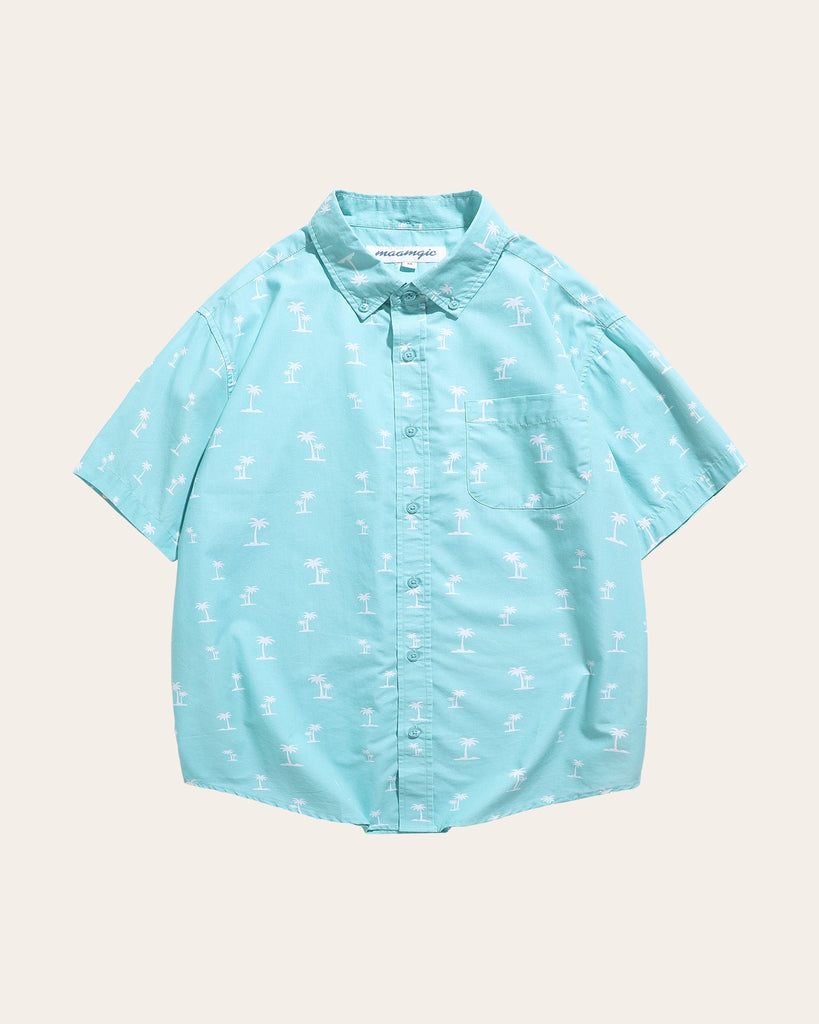 HawaiDay Palm Tree Short Sleeve Shirts