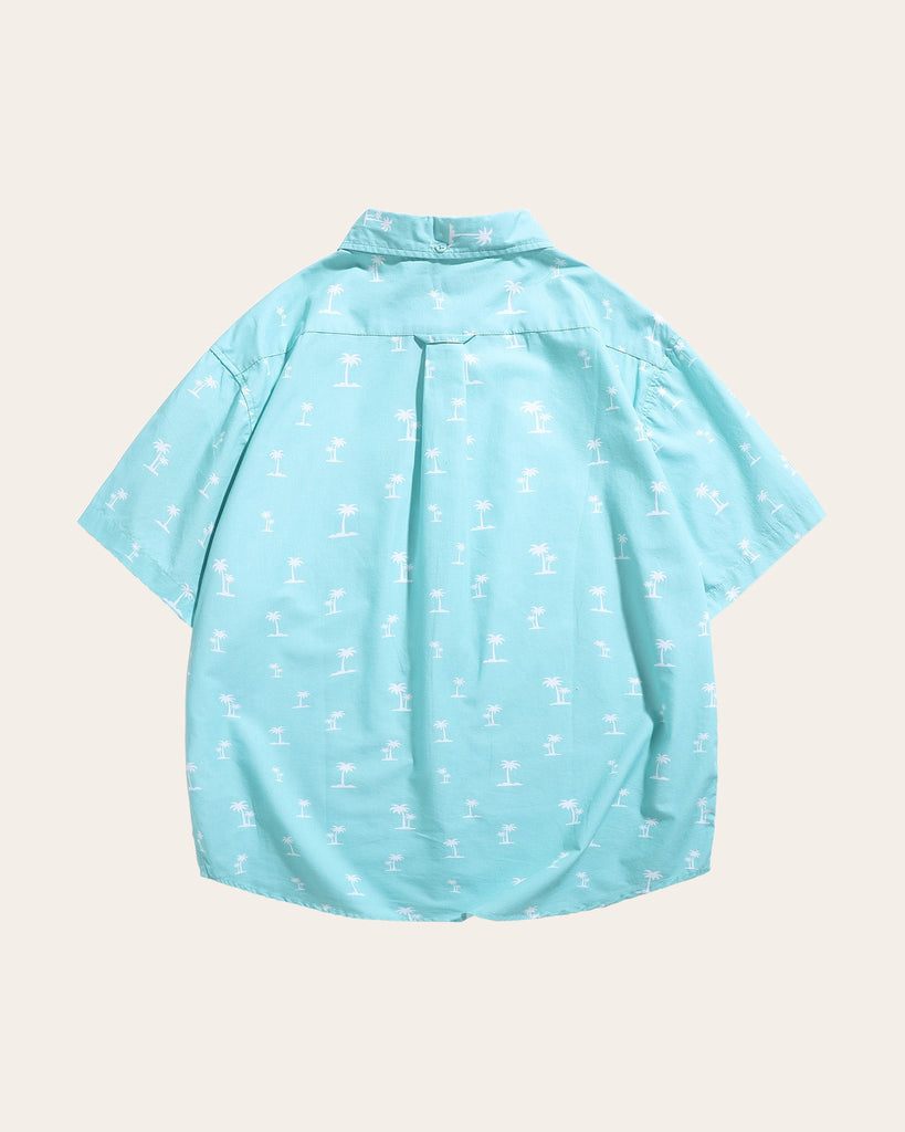 HawaiDay Palm Tree Short Sleeve Shirts