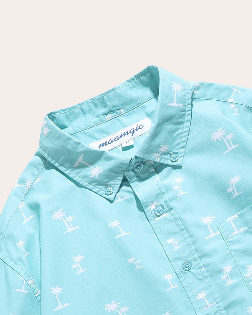 HawaiDay Palm Tree Short Sleeve Shirts