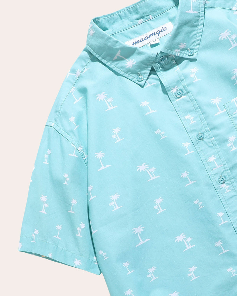 HawaiDay Palm Tree Short Sleeve Shirts