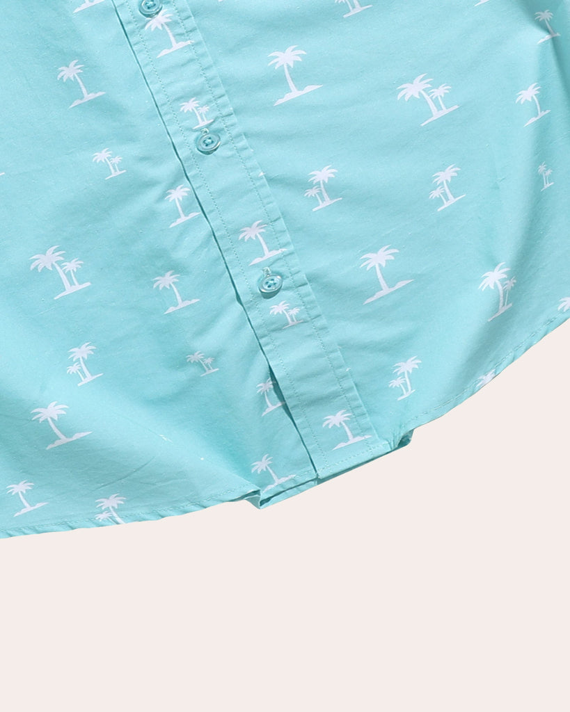 HawaiDay Palm Tree Short Sleeve Shirts