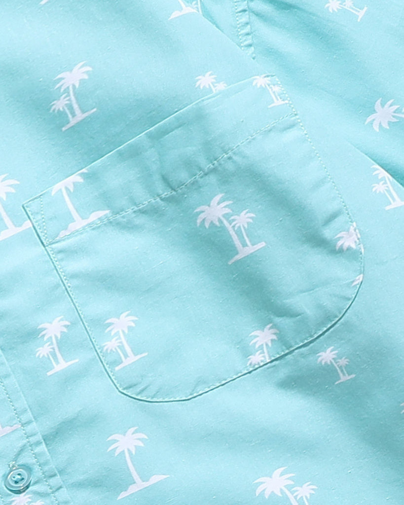 HawaiDay Palm Tree Short Sleeve Shirts