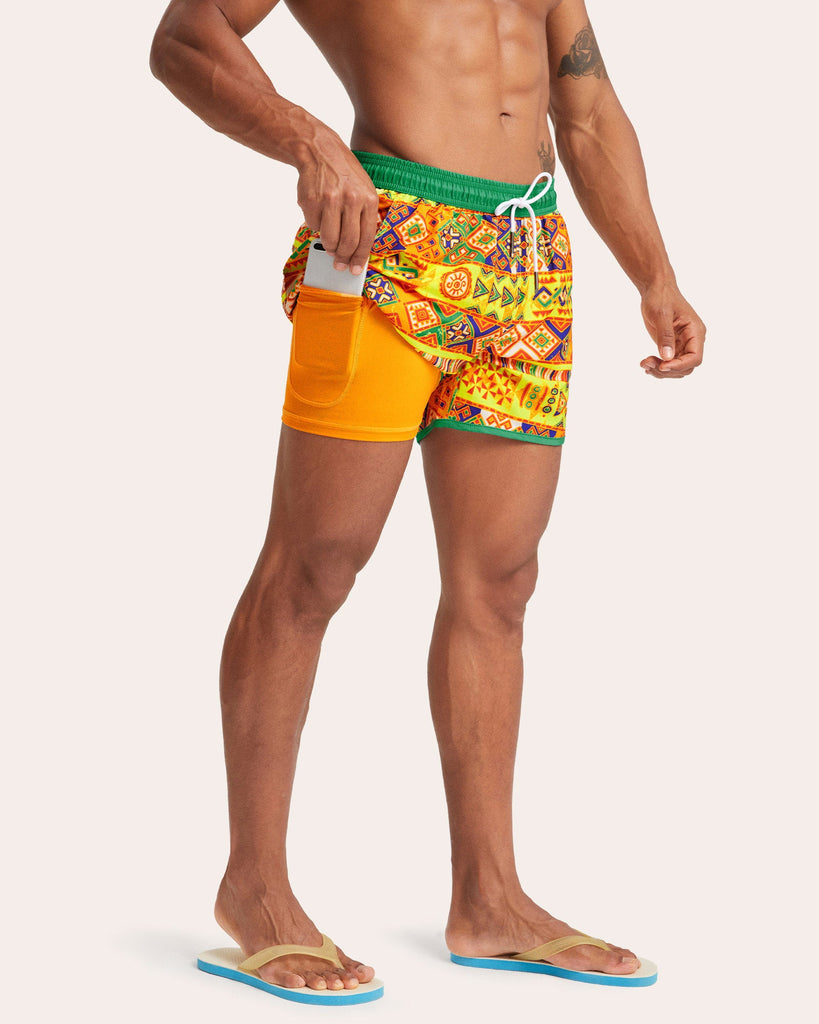 HeritageTide Tribal Vibes Swim Trunks