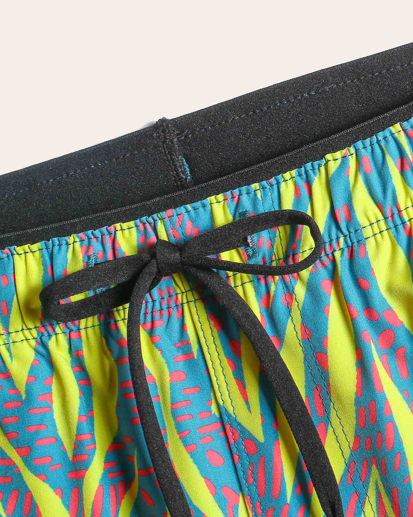 Kaleidos Flame Running Shorts