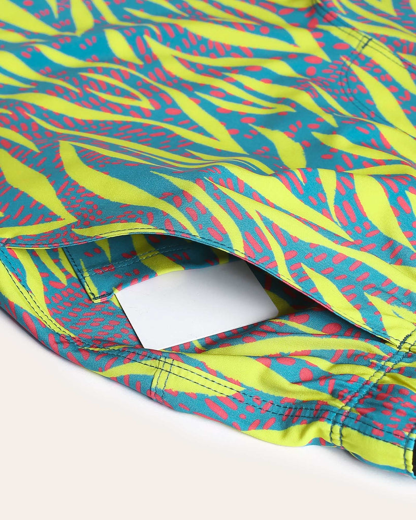 Kaleidos Flame Running Shorts