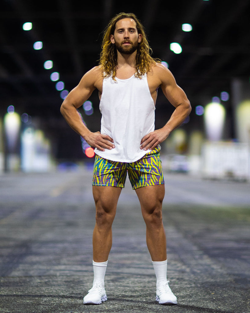 Kaleidos Flame Running Shorts