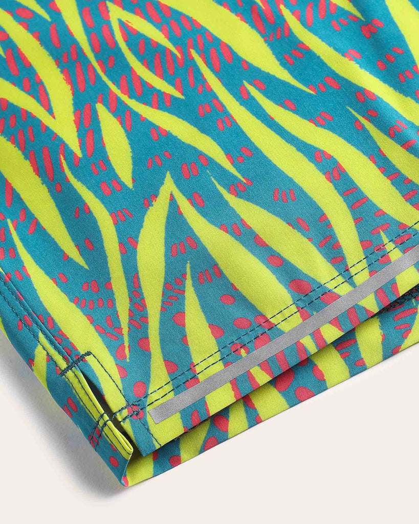 Kaleidos Flame Running Shorts