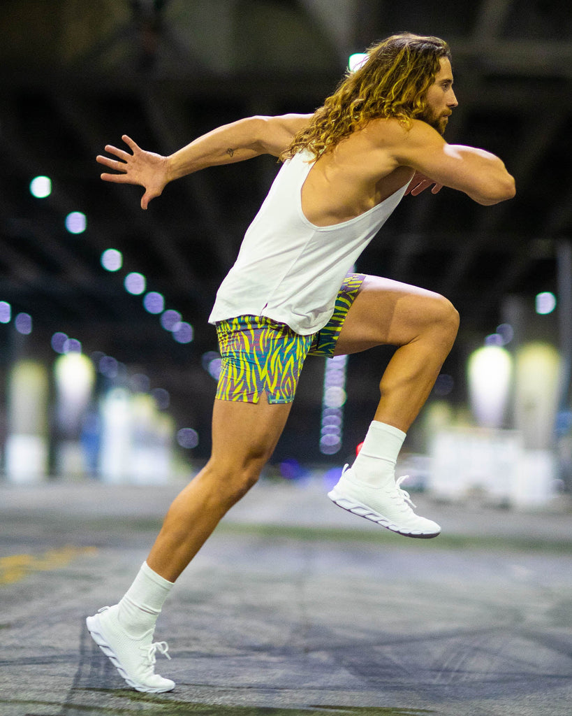 Kaleidos Flame Running Shorts
