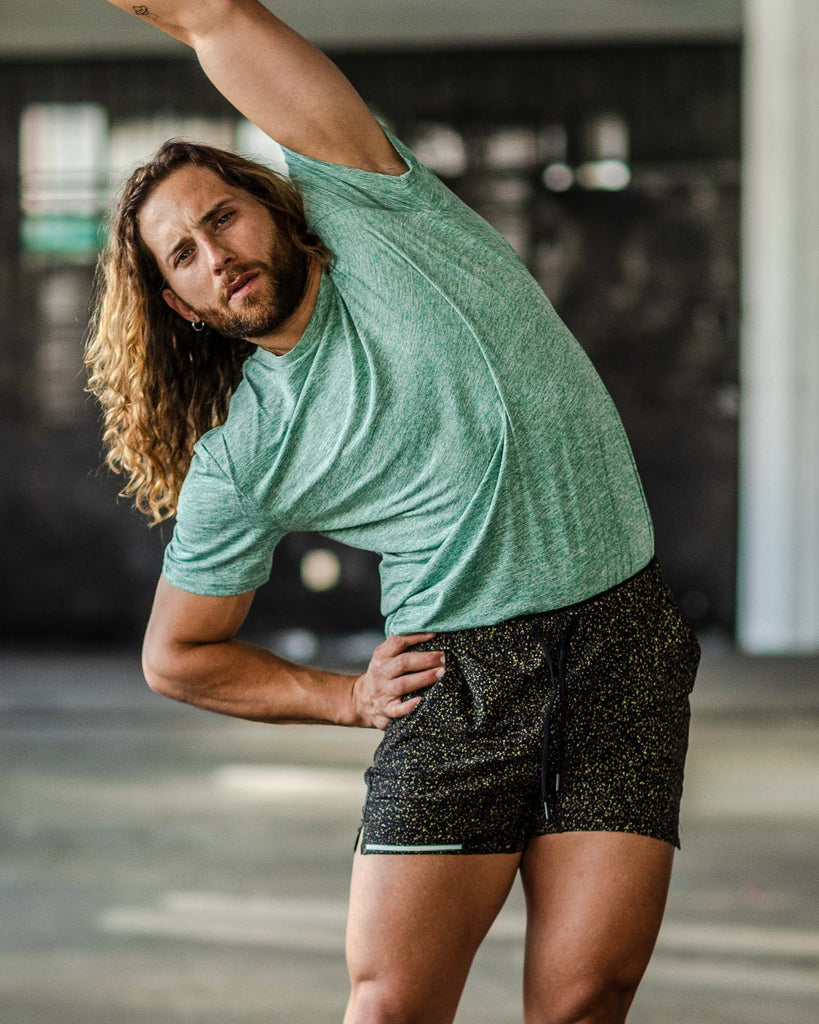 Kaleidos Gypsophila Running Shorts