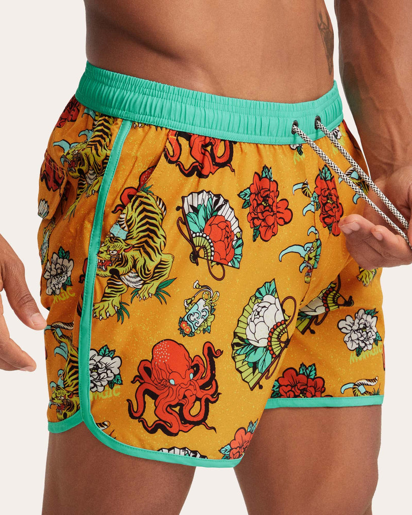 Lucky Fauna II Octopus Swim Trunks