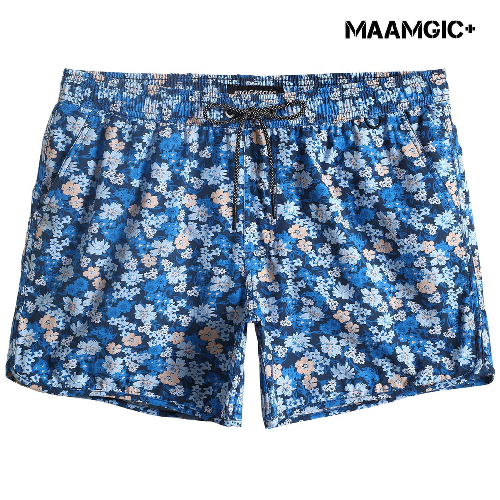 maamgic-4-5-inch-vintage-print-elastic-ripstop-nylon-swim-trunks-blue