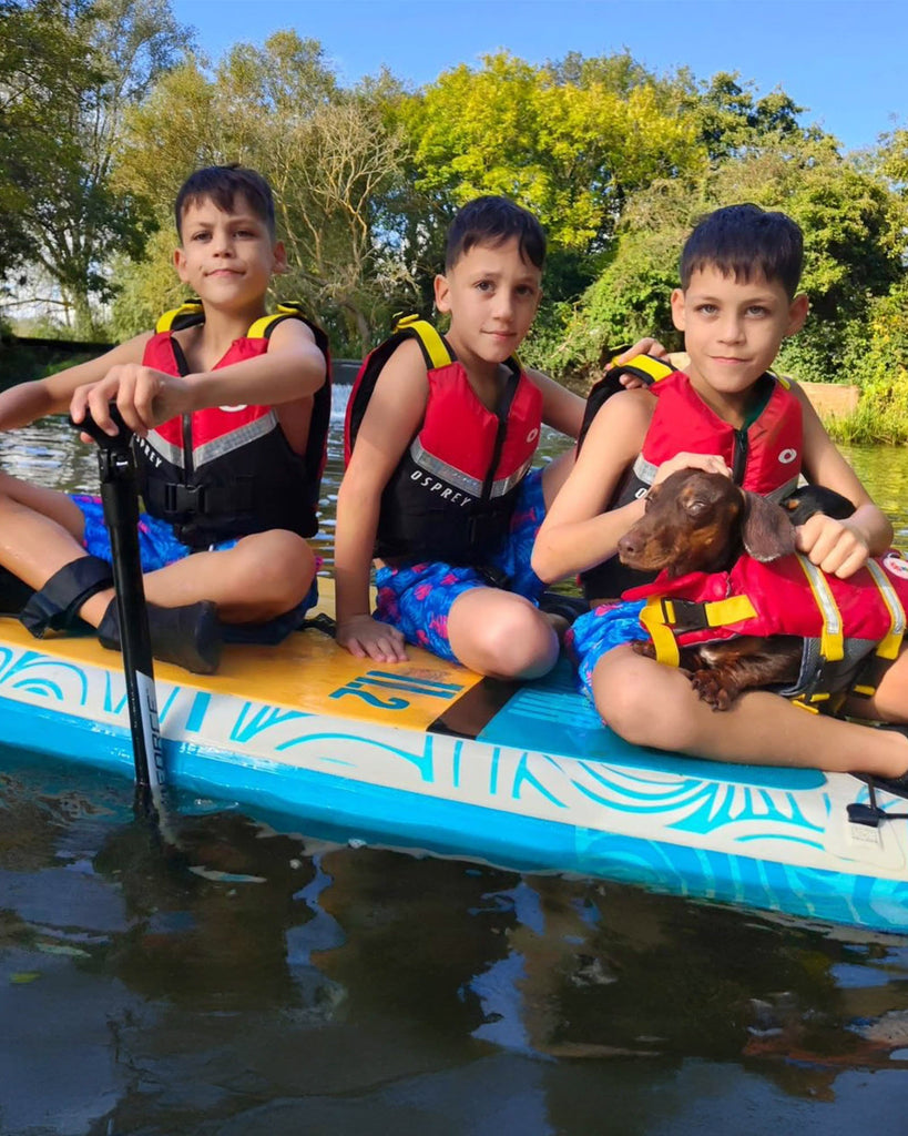 MarineDream Kids Fish Bone Swim Trunks