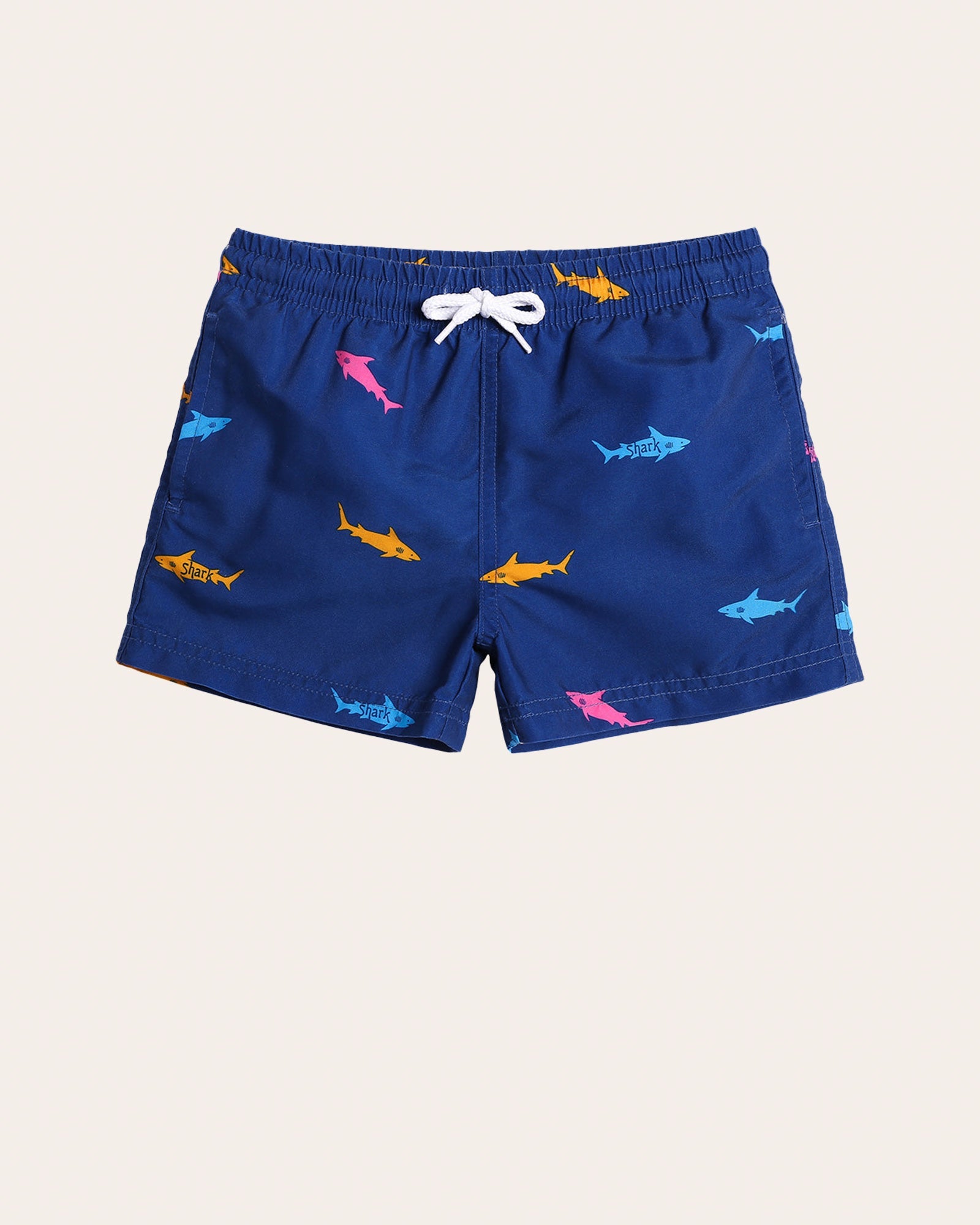 MarineDream Kids Shark Swim Trunks, Marine Blue Maamgic – maamgic