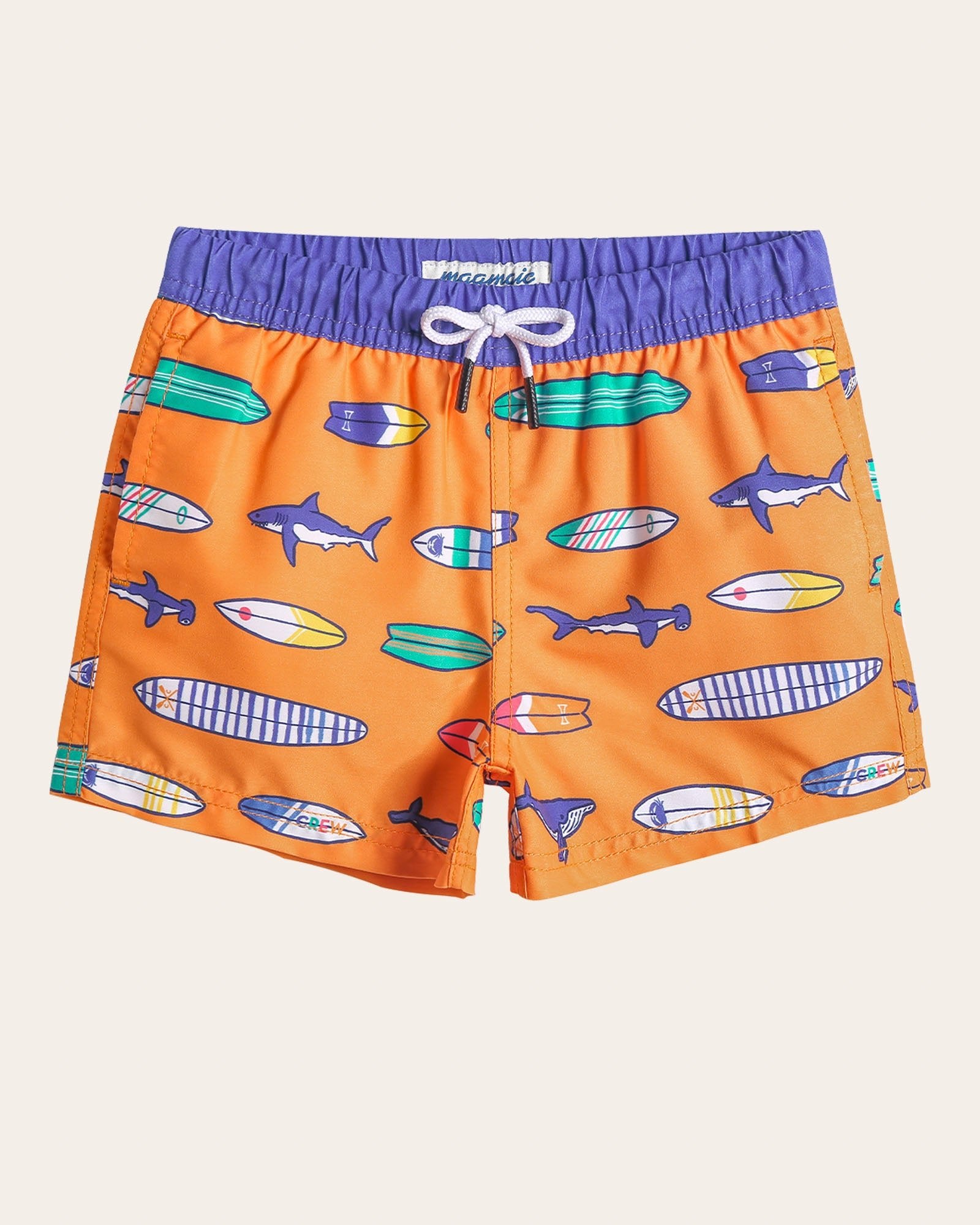 MarineDream Kids Surfboard Swim Trunks, Orange Maamgic – maamgic