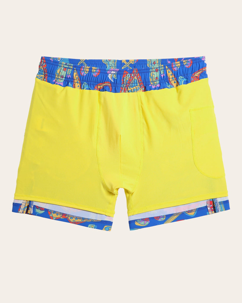 MexicanDream Aztec Skull Fiesta Swim Trunks