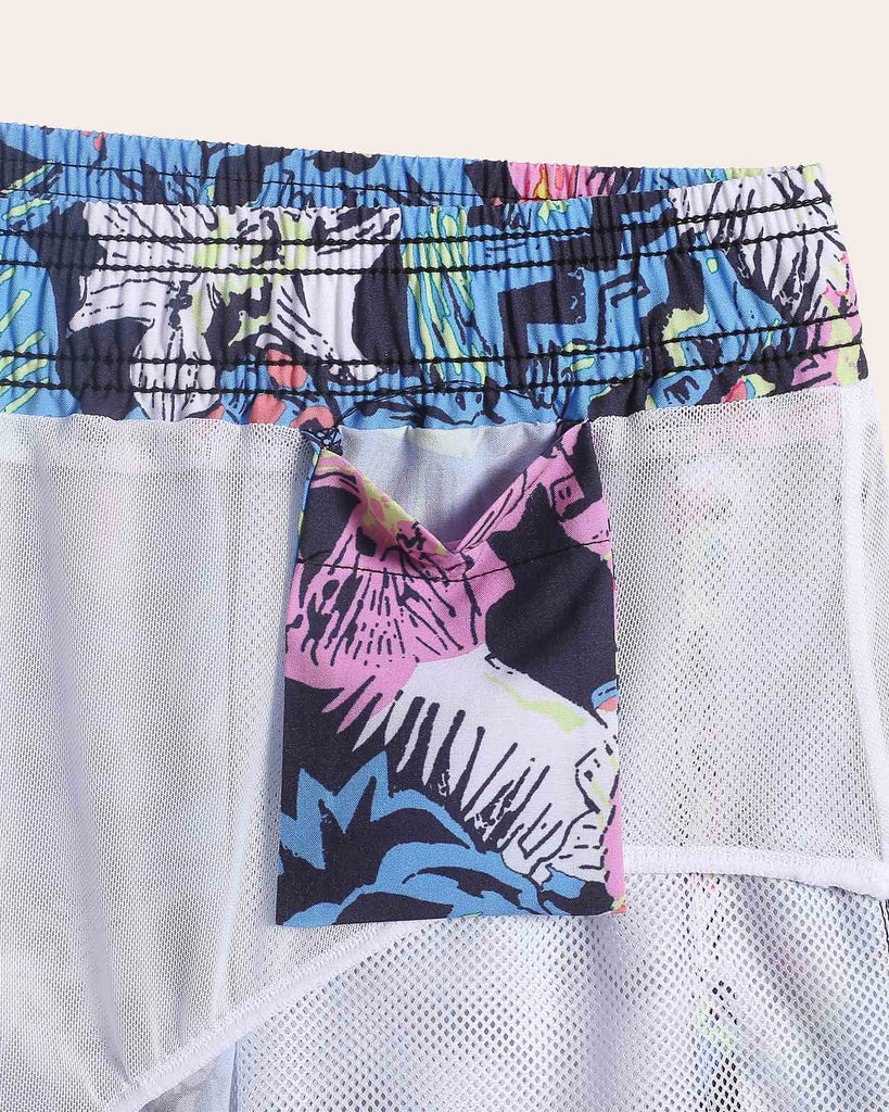 PatternPulse Dreamy Fruits Swim Trunks