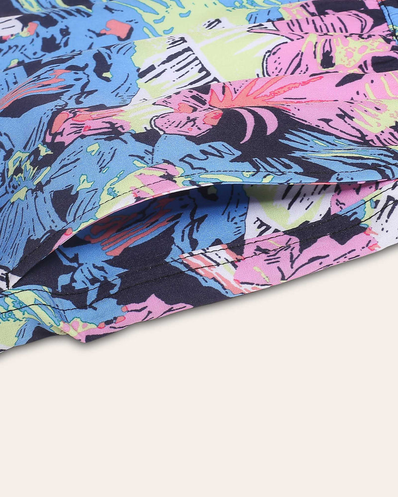 PatternPulse Dreamy Fruits Swim Trunks