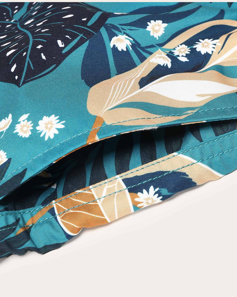 Petalwave Tropical Forest Swim Trunks
