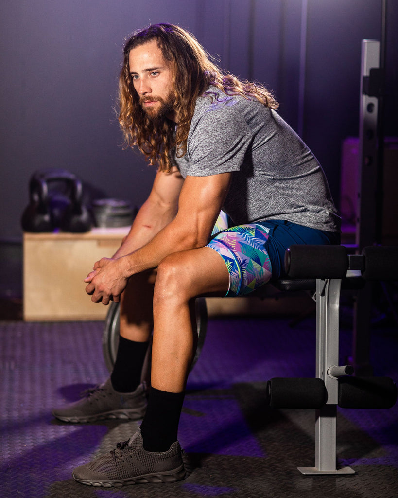 PlainPop Long Lined Gym Shorts