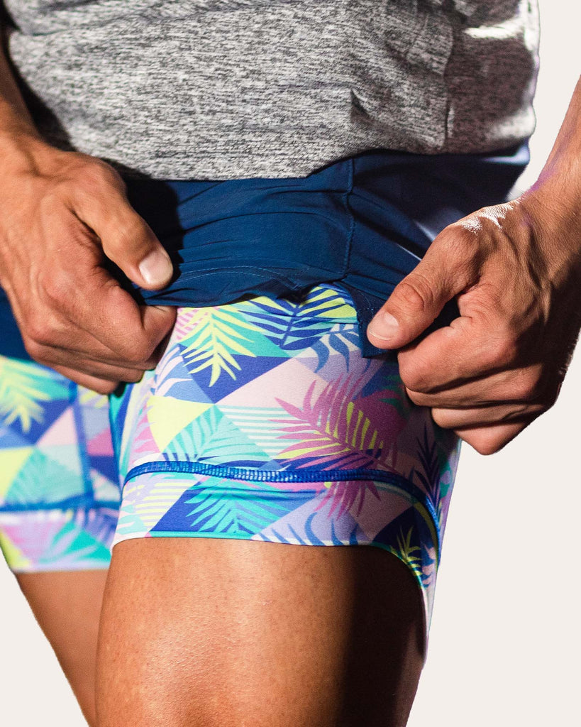 PlainPop Long Lined Gym Shorts