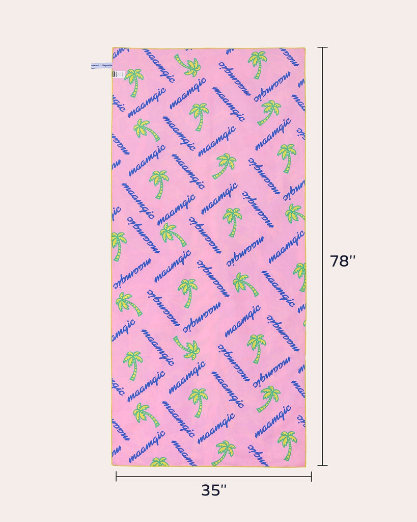 PrintPulse Flamingo Beach Towel