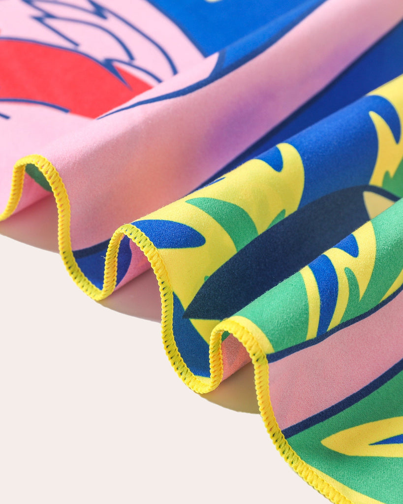 PrintPulse Flamingo Beach Towel