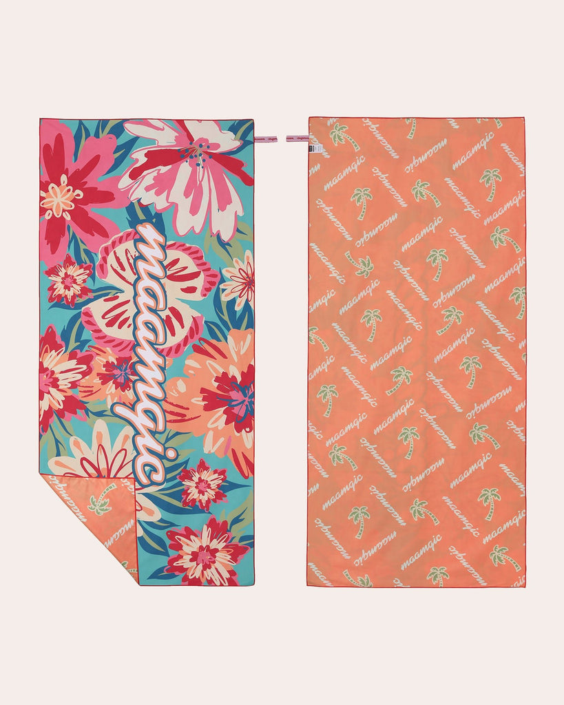 PrintPulse Floral Beach Towel
