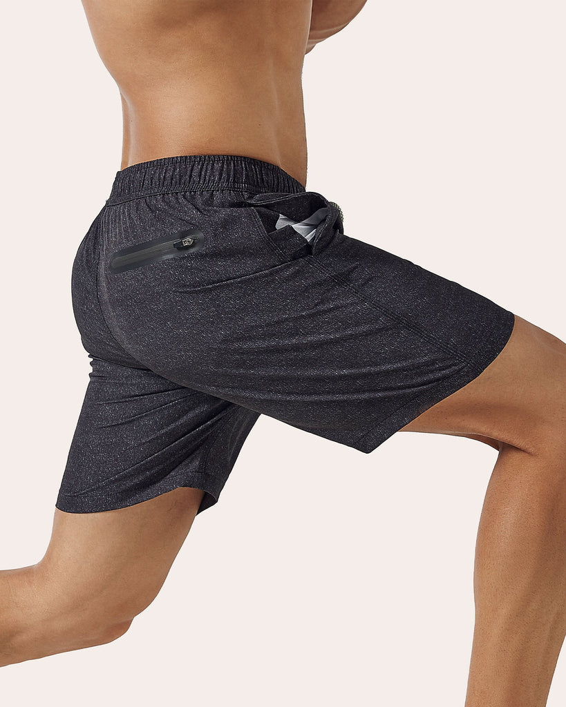 PurePalette Solid Color Stretch Swim Trunks