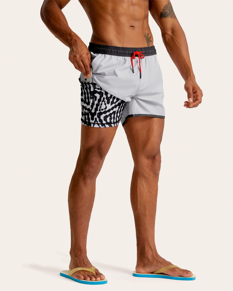 Retro 70s Comfy Swim Trunks
