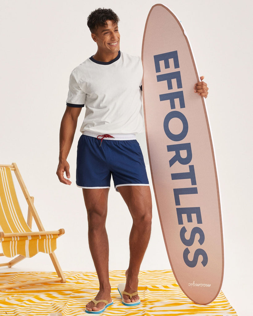 Retro 70s Comfy Swim Trunks