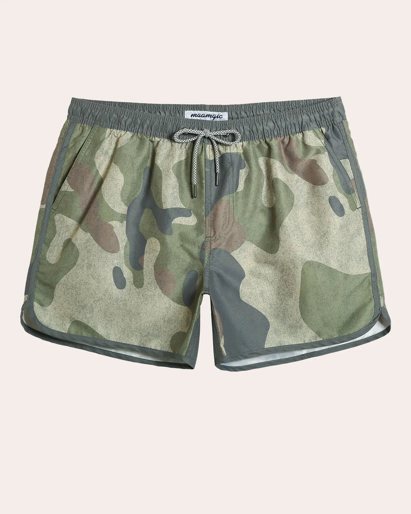 Military style swim trunks