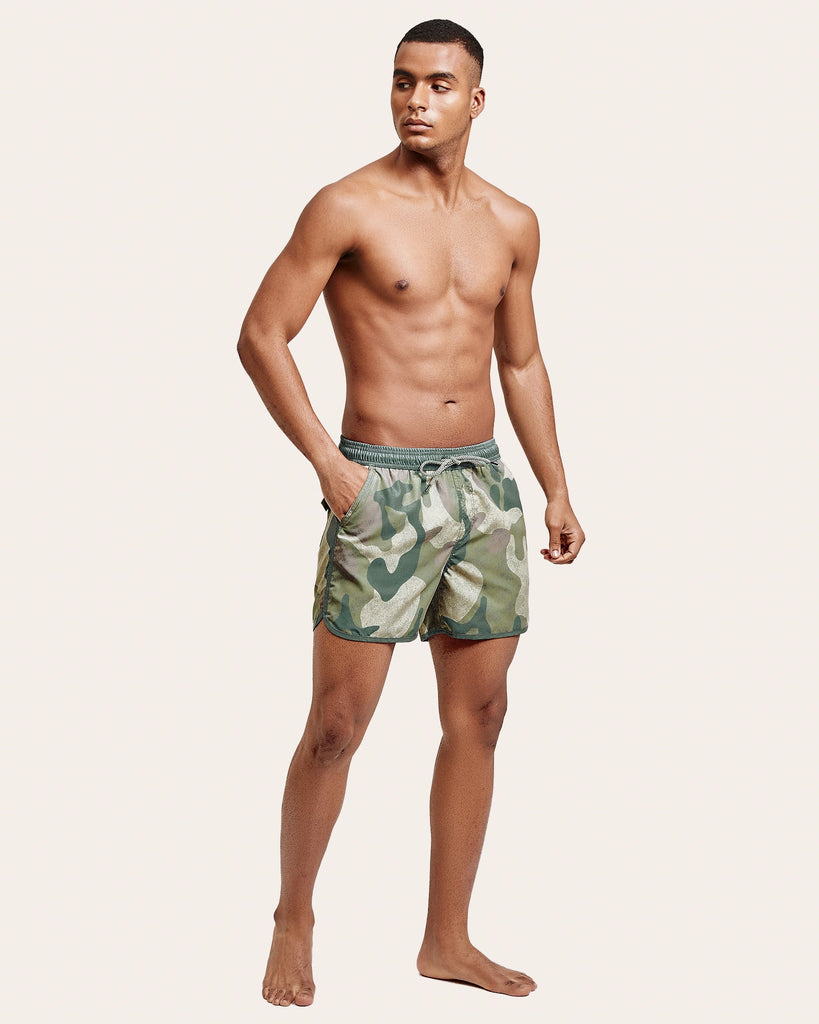 Woodland camo board shorts