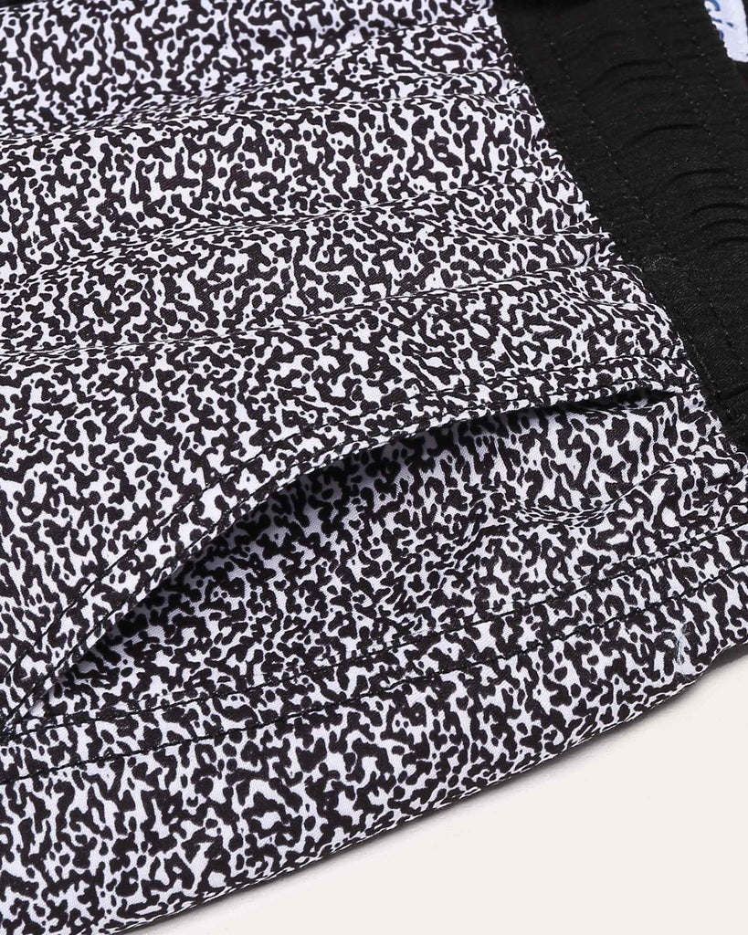 SecretGarden Orange Floral Swim Trunks