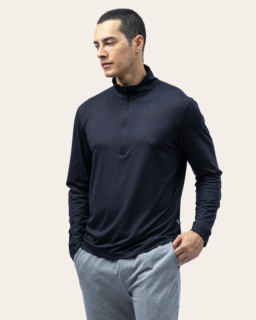 SoftSolid Tech Half Zip Tops
