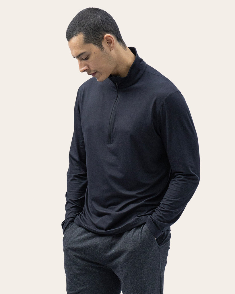 SoftSolid Tech Half Zip Tops