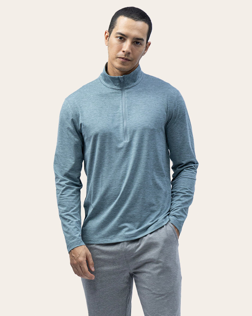 SoftSolid Tech Half Zip Tops