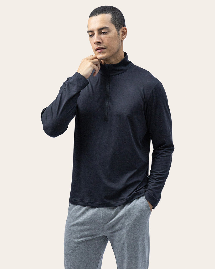 SoftSolid Tech Half Zip Tops