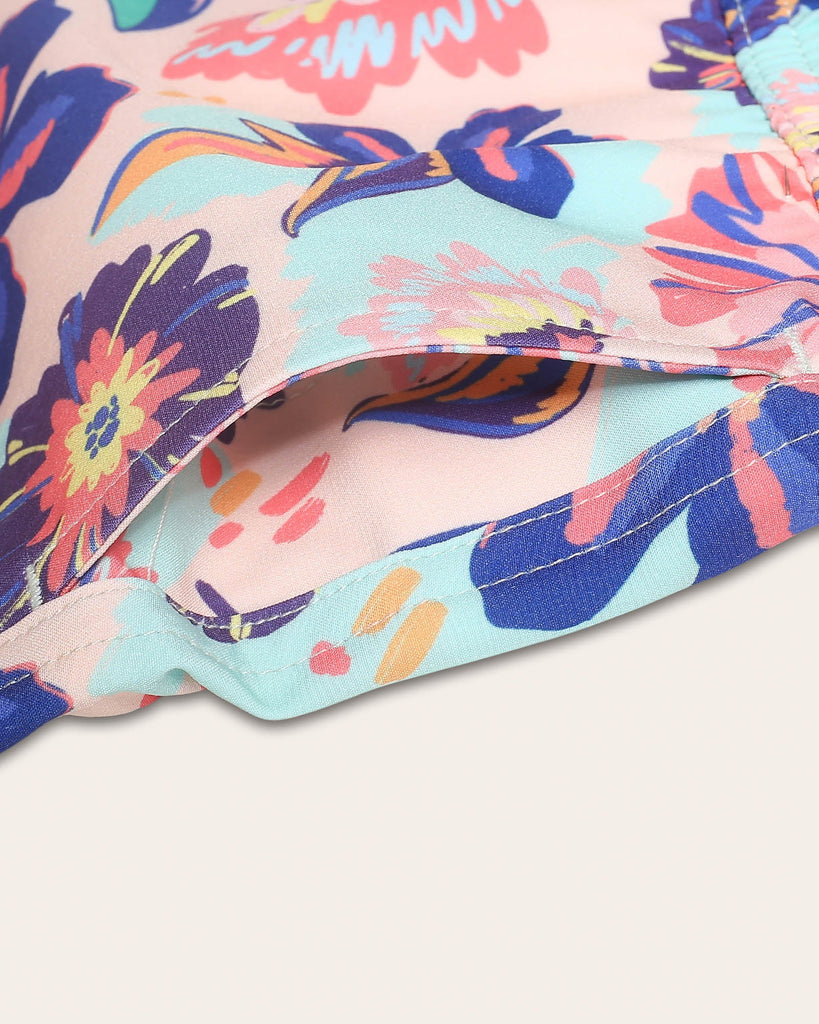 SummerJoy Kids Flowers Swim Trunks