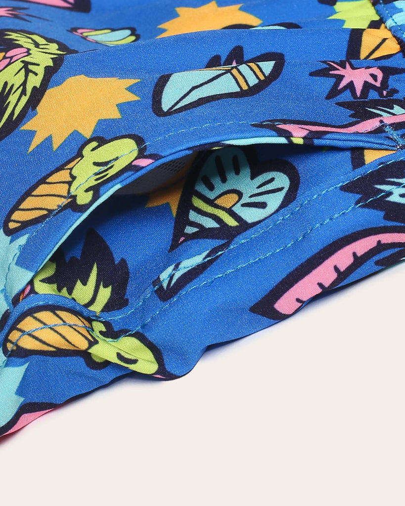 SummerJoy Kids Surfboard Swim Trunks