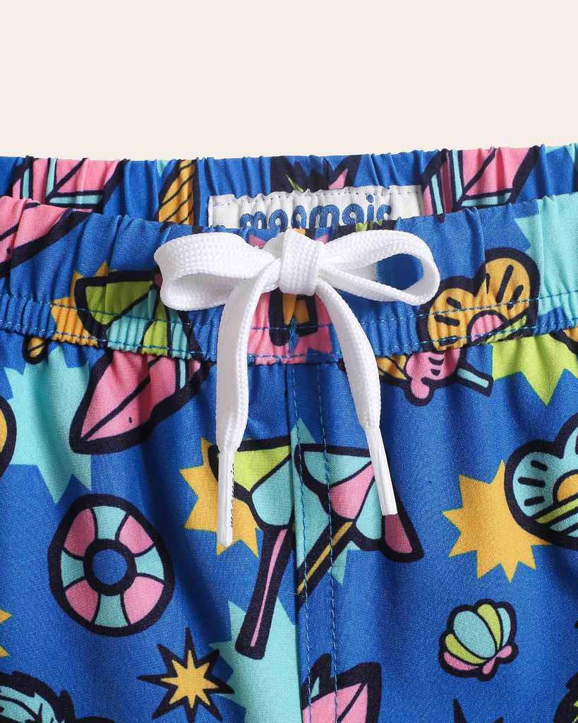 SummerJoy Kids Surfboard Swim Trunks