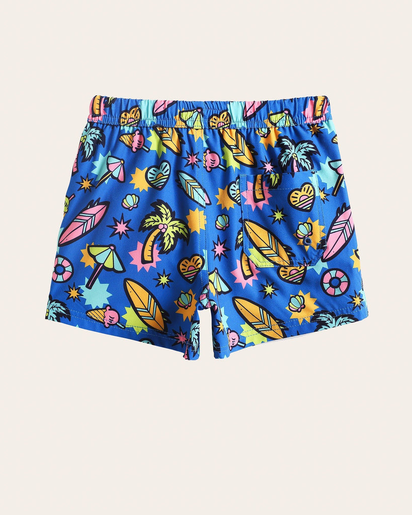 SummerJoy Kids Surfboard Swim Trunks