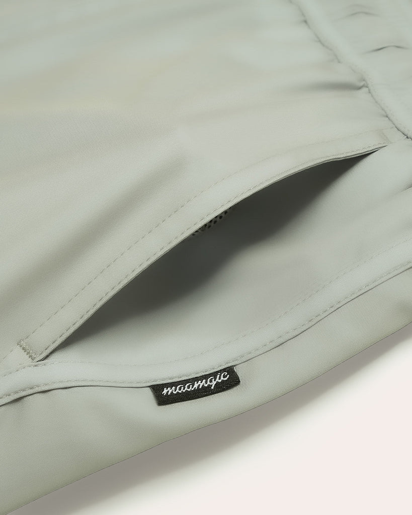 SunPop Short Liner Swim Trunks, Grey and Black | Maamgic