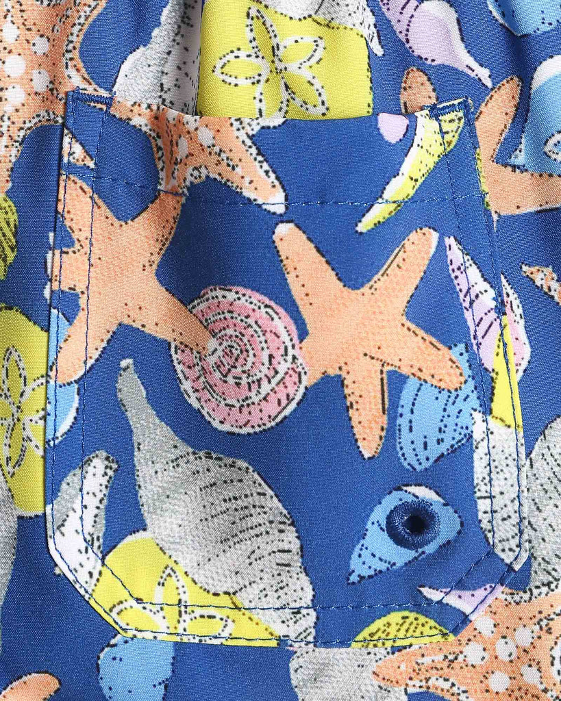 SunSand Kids Starfish Swim Trunks