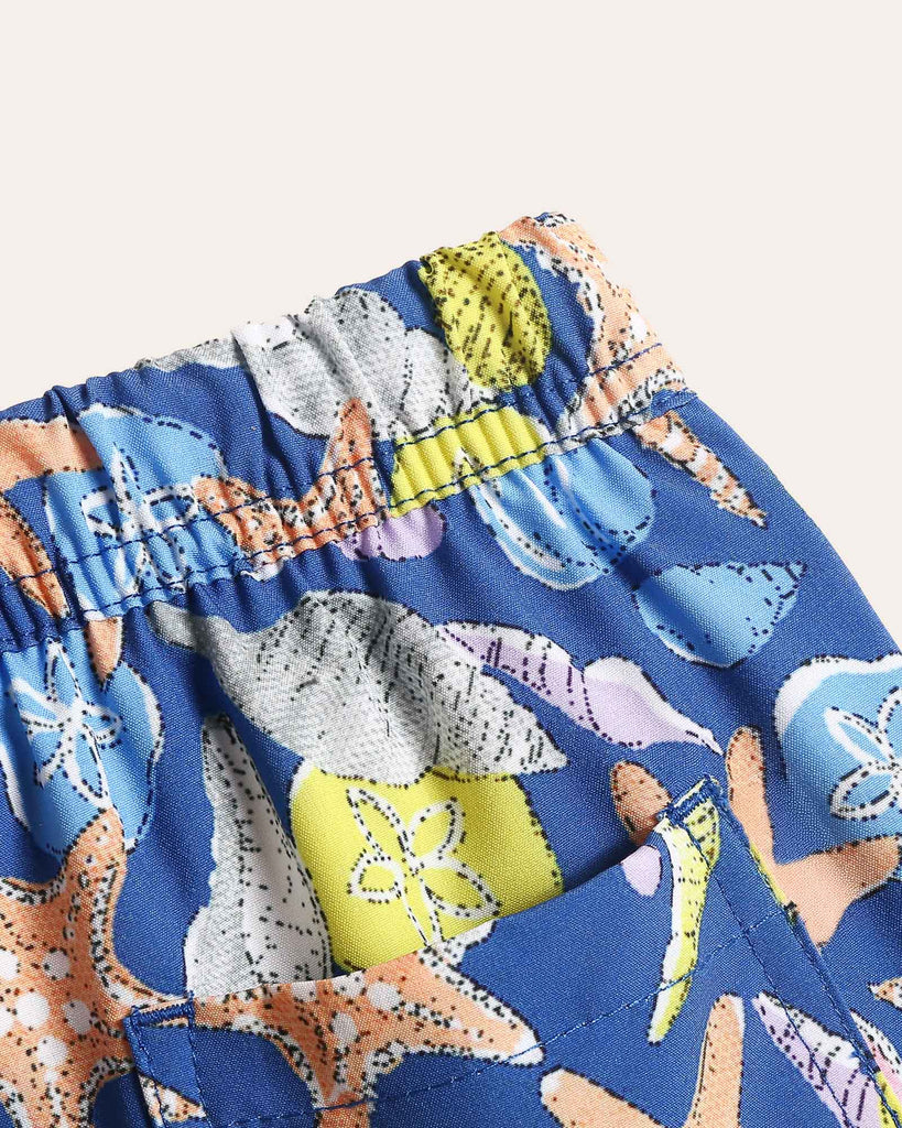 SunSand Kids Starfish Swim Trunks