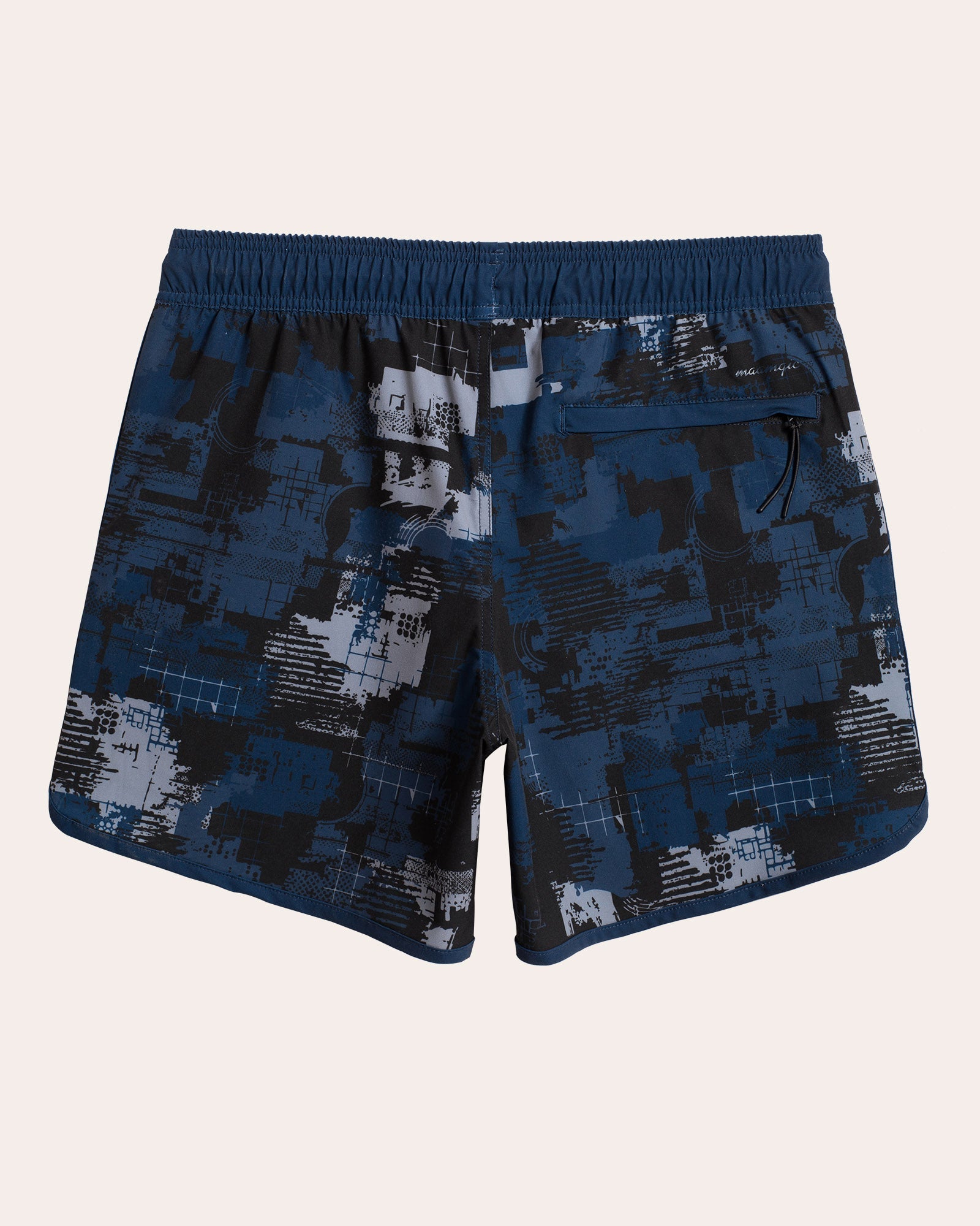 TrekStep Camo Printed Athletic Shorts, Navy Blue Maamgic – maamgic