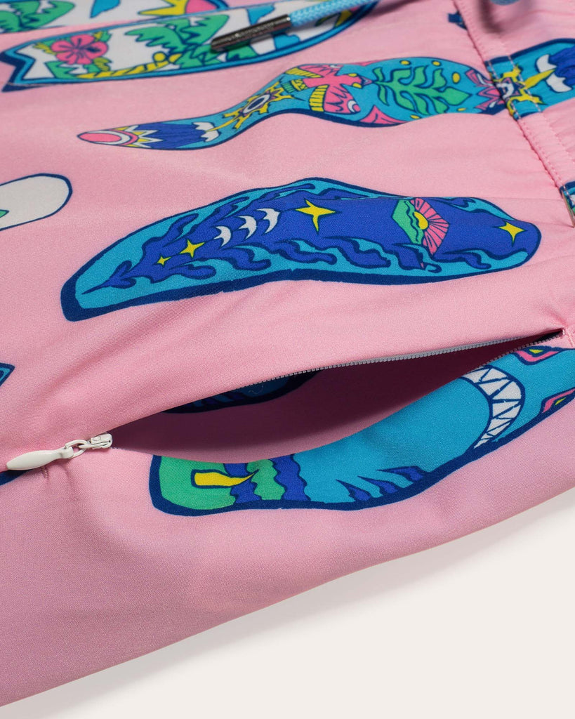 VivaVacay Paddle Board Swim Trunks